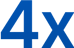 4x
