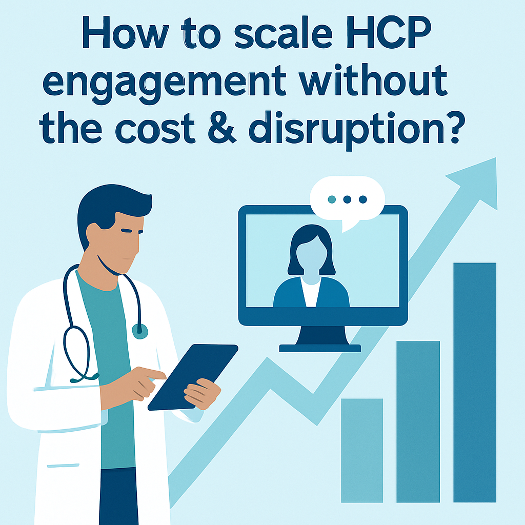 How to scale HCP engagement without the cost & disruption